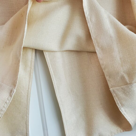 Kasper 3-piece skirt suit set. Gorgeous shimmering ivory tweed fabric! - Picture 13 of 13